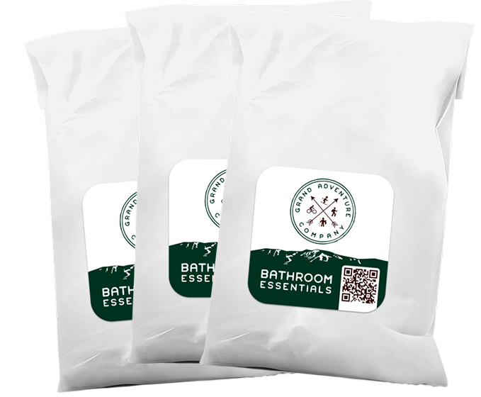Three bathroom essentials kits