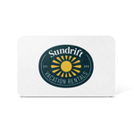 Rectangular, fully customizable welcome card, front 