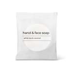 Half bath essentials kit with hand and face soap