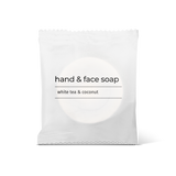 Half bath essentials kit with hand and face soap